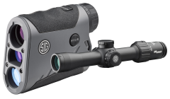 Sig Sauer Electro-Optics SOK16BDX01 BDX 2 Combo Kit Range Finder/Rifle Scope Graphite/Black 6x22/2.5-8x 32mm 2000 yds Max Distance OLED Display