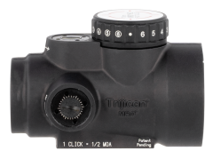 Trijicon 2200050 MRO HD Black Hardcoat Anodized 1x 25mm 2/68 MOA Illuminated Red LED Dot/Circle Reticle