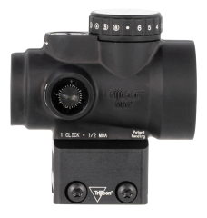 Trijicon 2200052 MRO HD Black Hardcoat Anodized 1x 25mm 2 MOA Illuminated Adjustable LED 68 MOA w/Red Dot Reticle Features Full Co-Witness Mount
