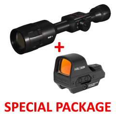 ATN ThOR 4 640 2.5-25X50 Smart HD Thermal Riflescope Package
