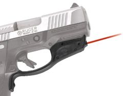 Crimson Trace LG449 Laserguard  5mW Red Laser with 633nM Wavelength & 50 ft Range Black Finish for 9mm Luger & 40 S&W Ruger SRc