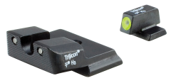 Trijicon 600721 HD Night Sight Set 3-Dot Tritium Green with Yellow Outline Front, Green with Black Outline Rear Black Frame for S&W M&P Shield, M&P Shield M2.0 (Except M&P Shield EZ 380)