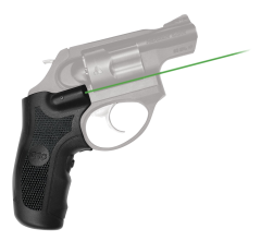 Crimson Trace LG415G Lasergrips  5mW Green Laser with 532nM Wavelength & 50 ft Range Black Finish for Ruger LCR, LCRx
