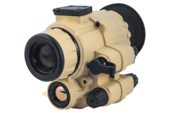 AGM F14-APW Fusion Tactical Monocular, Thermal 640x512 (50 Hz) Channel Fused with Advanced Performance Photonis FOM1800-2300, Gen 2+, P45-White Phosphor IIT.