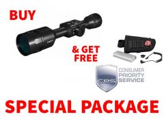 ATN X-Sight-4k 5-20x Day-Night Digital Hunting Rifle Scope Package