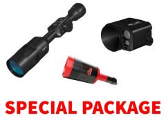 ATN X-Sight-4k 5-20x Day-Night Digital Hunting Rifle Scope and ATN ABL Smart Rangefinder Package