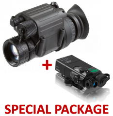 NVG PVS-14 3rd Gen Manual Gain-White Phosphor-64lp/mm (W/Tube Date Sheet) Package