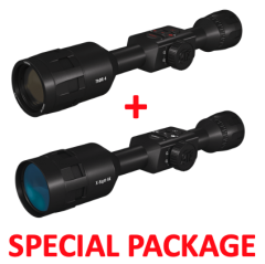 ATN ThOR 4 640 2.5-25X50 Smart HD Thermal Riflescope Package