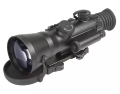 AGM Wolverine-4 NL3  Night Vision Rifle Scope 4x with Gen 2+ "Level 3" P43-Green Phosphor IIT. Sioux850 Long-Range Infrared Illuminator included.
