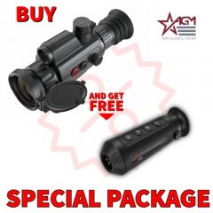 AGM Varmint LRF TS35-640 Thermal Imaging Rifle Scope with built-in Laser Range Finder, 12um, 640x512 (50 Hz), 35mm lens Package